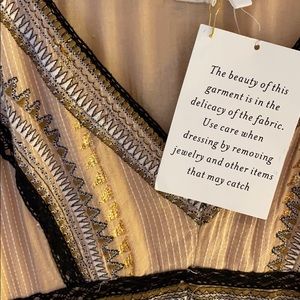 Anthropology hand sewn Indian maxi dress